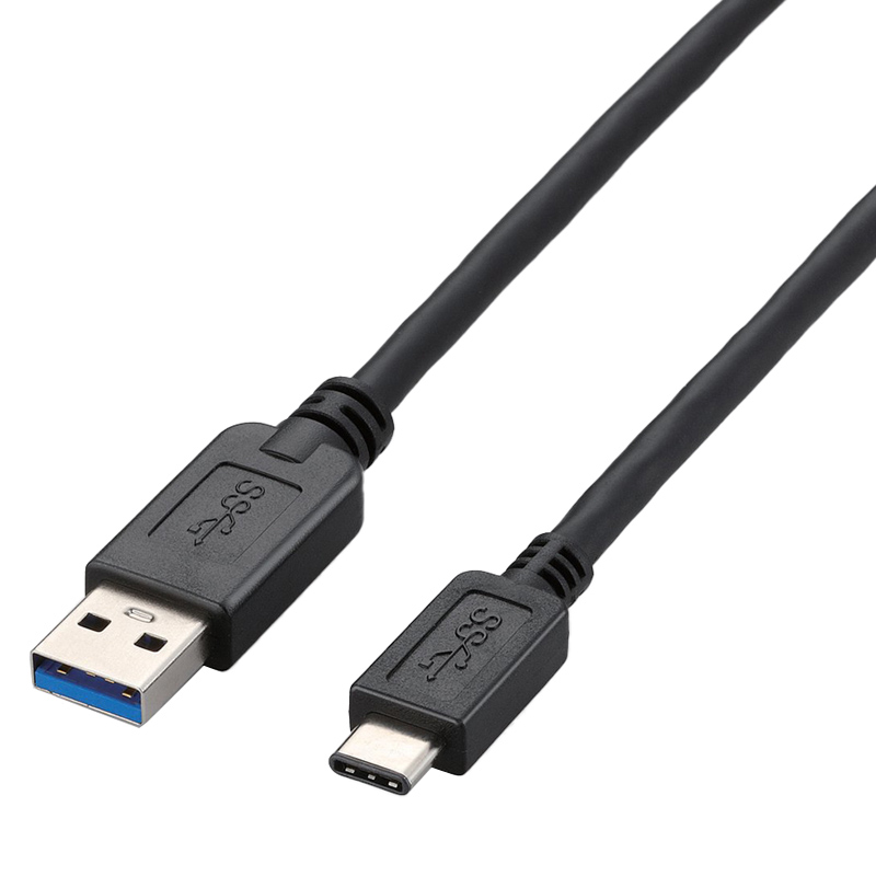 USB3.1ケーブル/A-Cタイプ/ノーマル/0.5m/ブラック