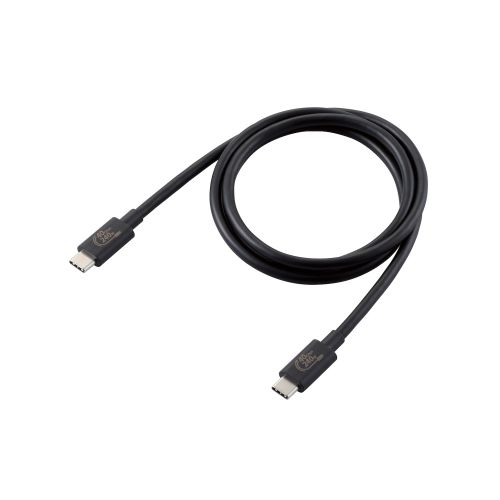 USB4ケーブル/C-Cタイプ/認証品/USB Power Delivery対応/240W/1.0m/ブラック