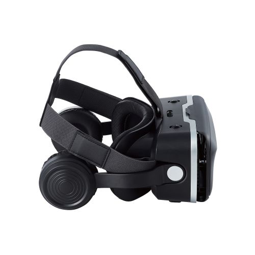 VRゴーグル/ヘッドホン一体型タイプ/ブラック