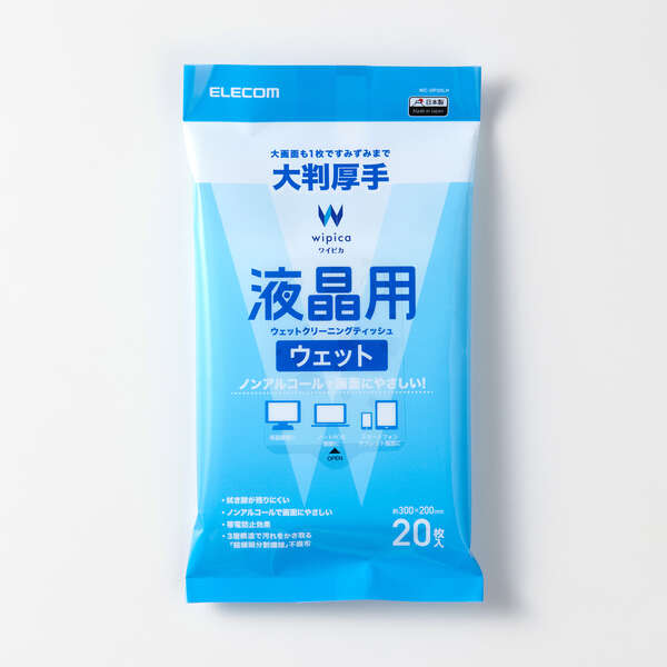 ウェットティッシュ/液晶用/ピロー/20枚