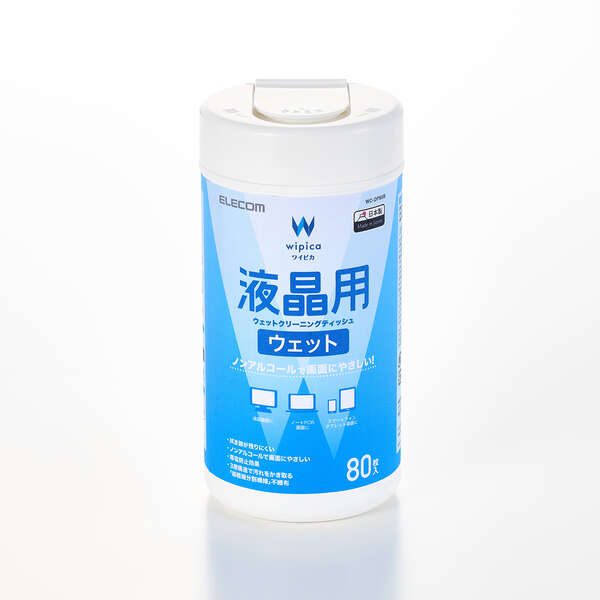 ウェットティッシュ/液晶用/ボトル/80枚