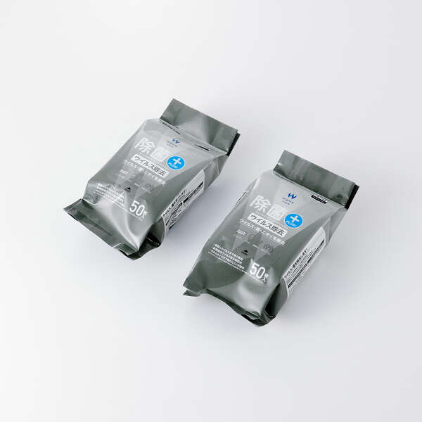 ウェットティッシュ/ウイルス除去/ハンディ/100枚