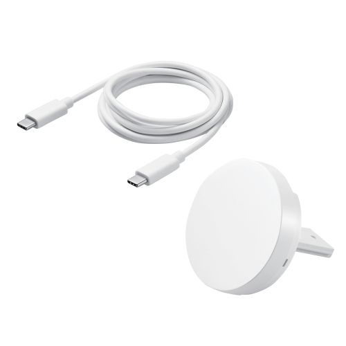 ワイヤレス充電器/マグネット内蔵/7.5W/卓上タイプ/3way/ホワイト