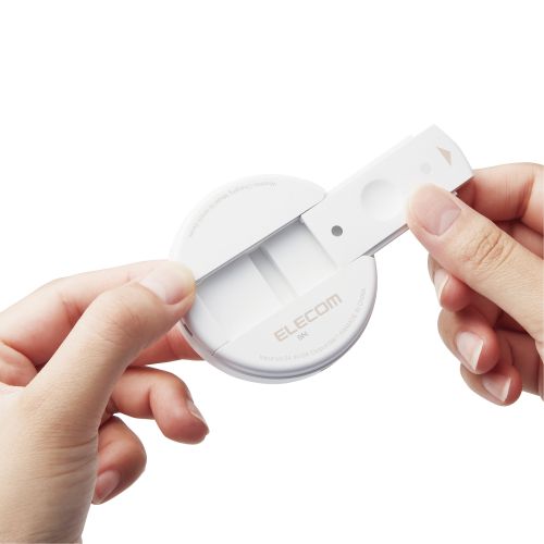 ワイヤレス充電器/マグネット内蔵/7.5W/卓上タイプ/3way/ホワイト