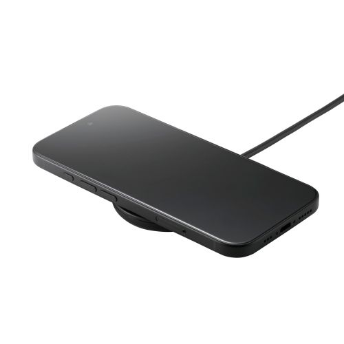 マグネットQi2規格対応ワイヤレス充電器/15W/卓上/ブラック