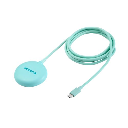 マグネットQi2規格対応ワイヤレス充電器/15W/卓上/グリーン