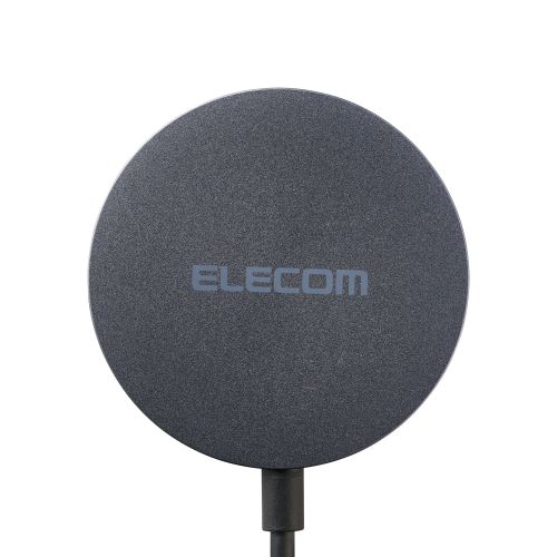 マグネットQi2.2規格対応ワイヤレス充電器/25W/卓上/1m/ブラック