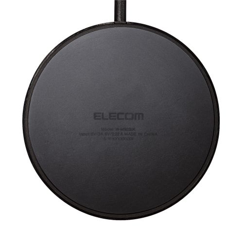 ワイヤレス充電器/マグネット内蔵/7.5W+5W/スタンドタイプ/1.5m/ブラック