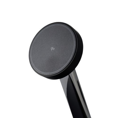 マグネットQi2規格対応ワイヤレス充電器/15W/スタンドタイプ/1.5m/ブラック