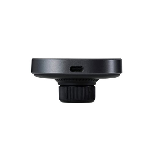 Qi2規格対応ワイヤレス充電器/車載ホルダー/マグネット吸着/15W/エアコンクリップタイプ/スイングアーム付き/ブラック