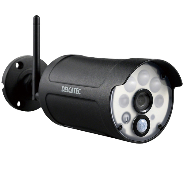 デルカテック/増設用ワイヤレスセンサーライト付ワイヤレスフルHDカメラ