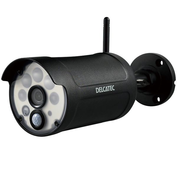 デルカテック/増設用ワイヤレスセンサーライト付ワイヤレスフルHDカメラ