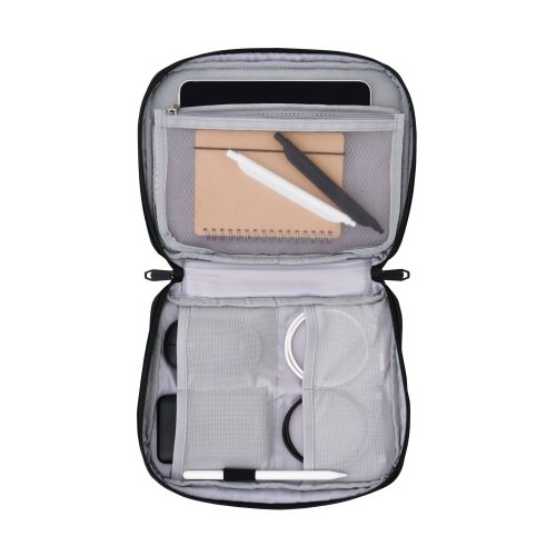 バッグインバッグ/ゼロショック/ポリエステル/Sサイズ/ブラック