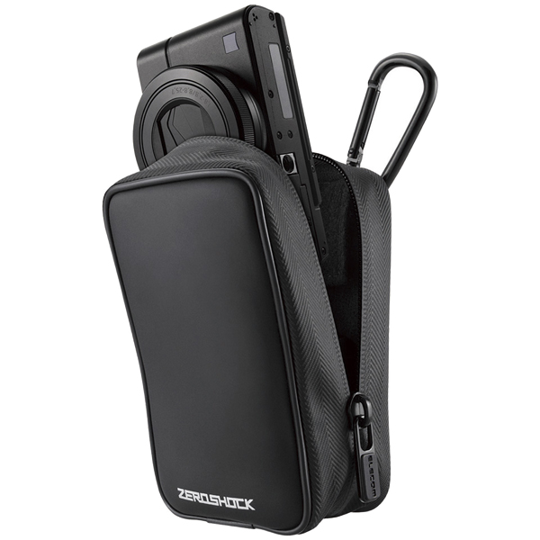 デジカメケース/ZEROSHOCK/Mサイズ/ブラック