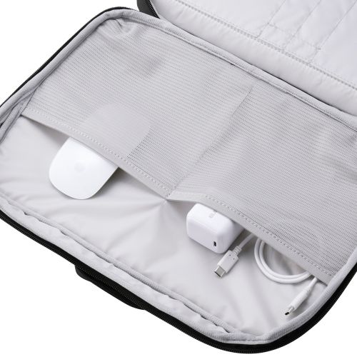 PC用インナーバッグ/ZEROSHOCK/ポリエステル/整理タイプ/横型/14インチ/ブラック