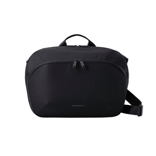 メッセンジャー/ZEROSHOCK/ポリエステル/15.6インチ/18L/ブラック
