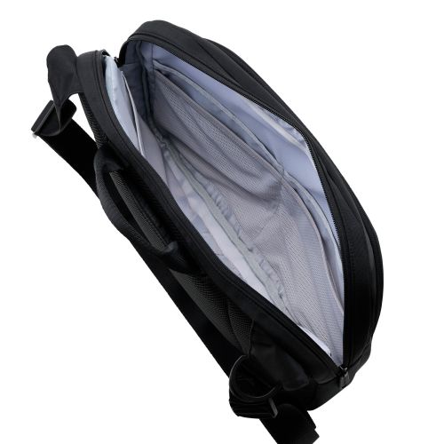 メッセンジャー/ZEROSHOCK/ポリエステル/15.6インチ/18L/ブラック