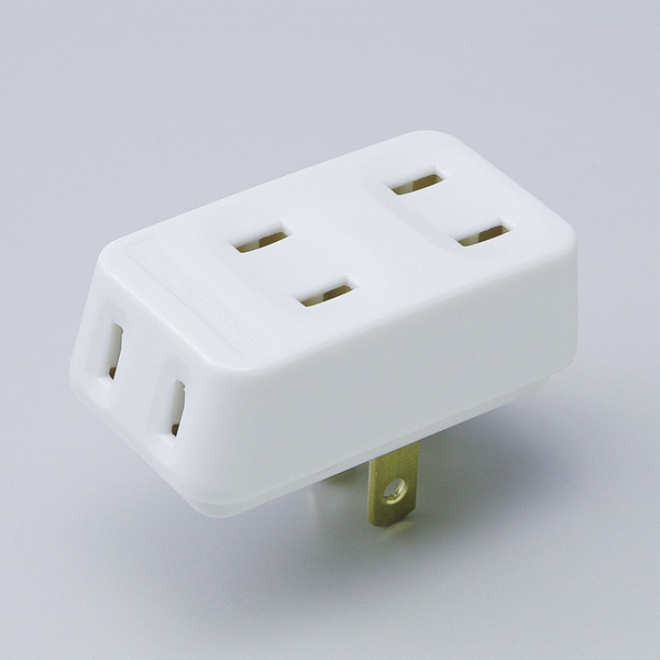 フロントタップ 3個口 ホワイト