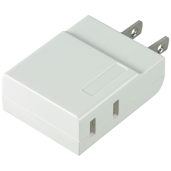 コンパクトタップ 2個口 ホワイト