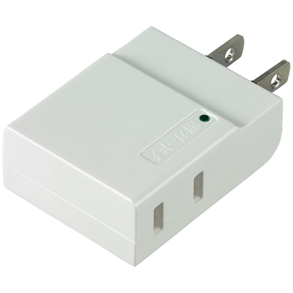 コンパクトタップ 耐雷 2個口 ホワイト