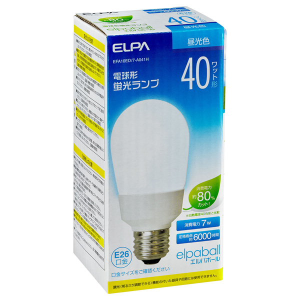 電球形蛍光灯 A形 40W形