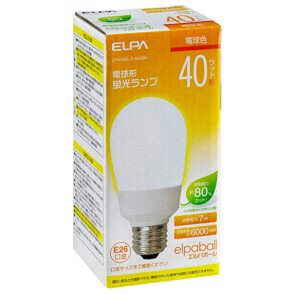 電球形蛍光灯 A形 40W形
