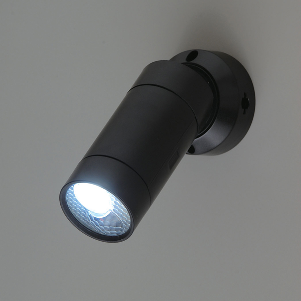 0.5W LEDセンサーライト ブラック