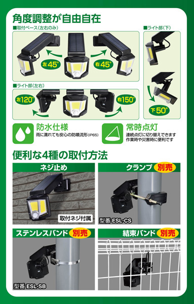 ソーラー式センサーライト