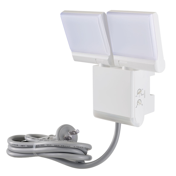 フラットACセンサーライト 2灯