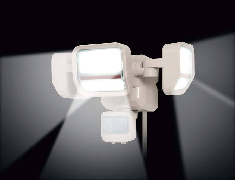 二面発光ACセンサーライト 3灯