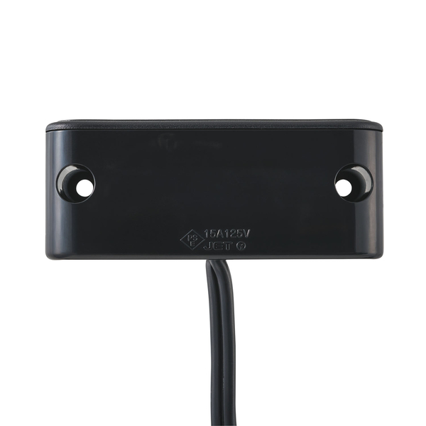 家具用コンセント 2個口 ブラック