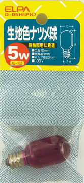 生地色ナツメ球 5W