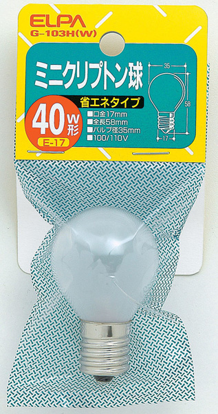 ミニクリプトン球 40W