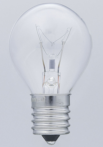 S型ミニ球 25W 透明