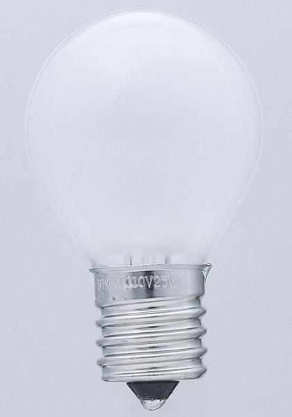 S型ミニ球 25W フロスト