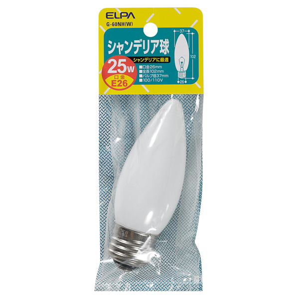 シャンデリア球 E26 25W