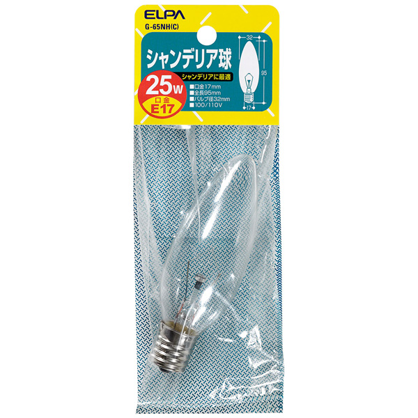 シャンデリア球 E17 25W