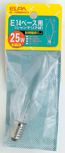シャンデリア球 25W