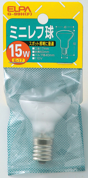 ミニレフ球 E17 15W