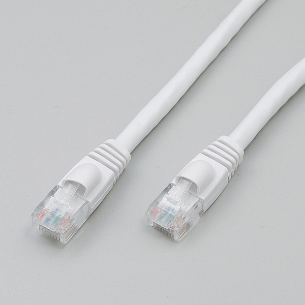 LANケーブル CAT6a 2m ホワイト
