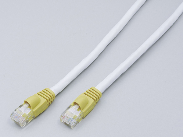 クロスLANケーブル CAT6 1m ホワイト