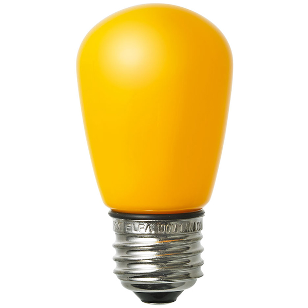 LED電球 サイン球 防水 E26 Y色