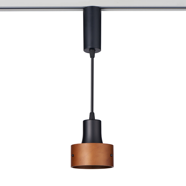 LEDライティングバー用ペンダントライト 電球色 ブラック