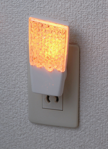 LEDセンサー付ライト アンバー