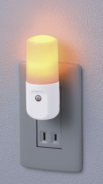 LEDセンサー付ライト アンバー