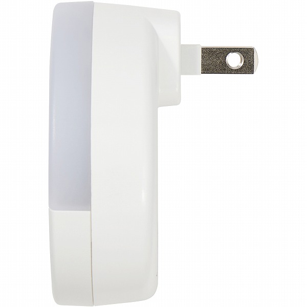 LEDセンサー付きライト コンセント式/フラット明暗センサー