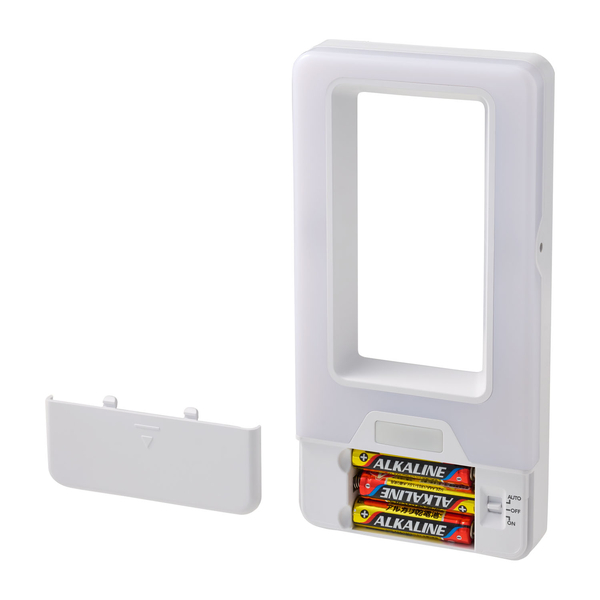 LEDセンサー付ライト プレート取付