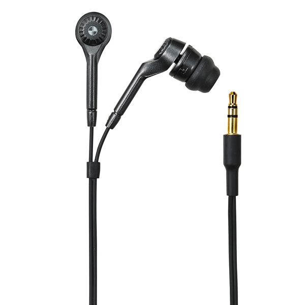 カナルタイプステレオヘッドホン ブラック