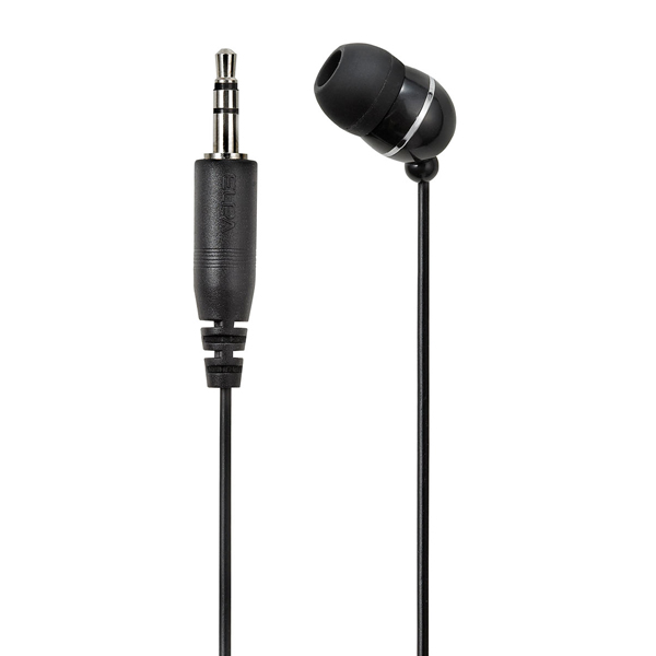 地デジ用イヤホン 3m ブラック