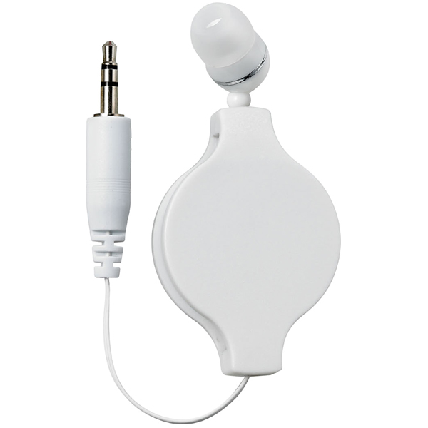 地デジ用イヤホン 1.2m ホワイト